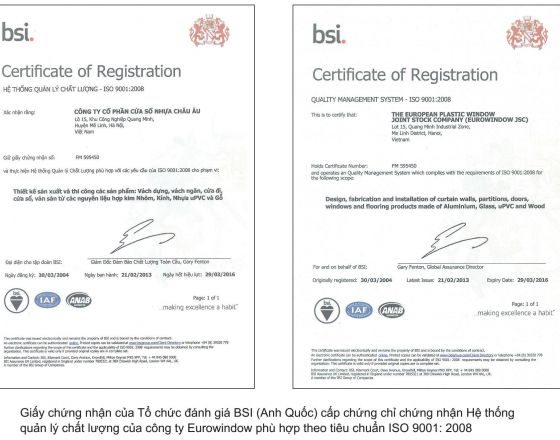 ISO 9001 và ISO 14001